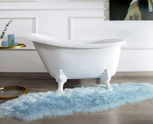 Faux Sheepskin Fur Rug – Fluffy Non-Slip Area Carpet