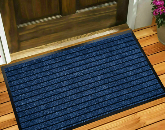Heavy Duty Rubber Backing Mats – Non Slip Indoor Outdoor Entrance Mats