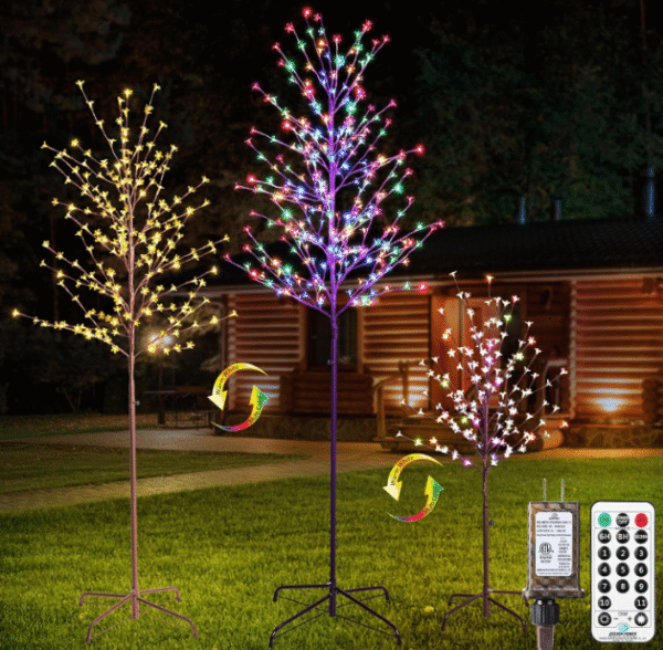 Artificial Cherry Blossom Tree Lights – Changing LED Trees - Image 4
