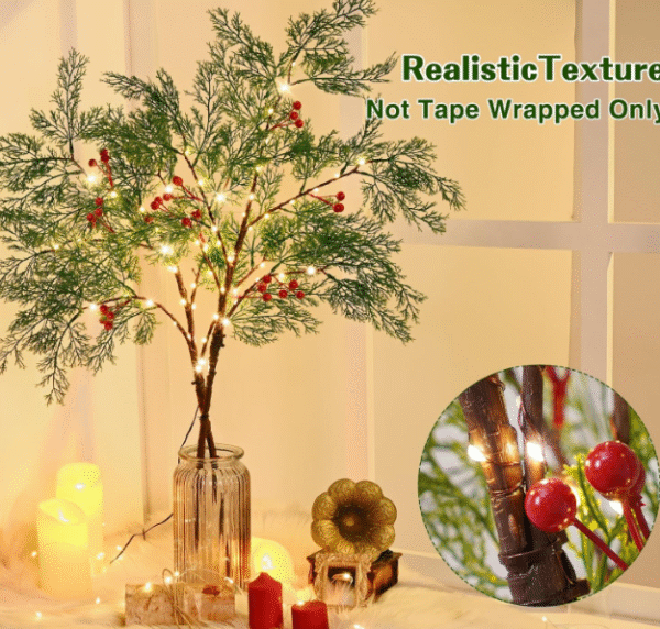 Lighted Branches tree for Vases – Artificial Pine Branches - Image 4