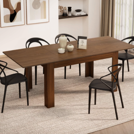 Mobili Fiver Easy Extendable Dining Table