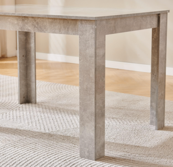 Glossing Dining Table and 4 Chairs Set – 4 Seater Kitchen Table and Chairs